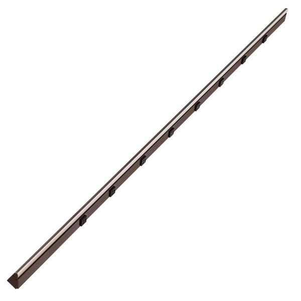 72.5" 36 watt 120 volt Cool White Bronze Remote Power Series LED Lighted Power Strip